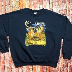 Deer Buck Outdoor Nature Crewneck